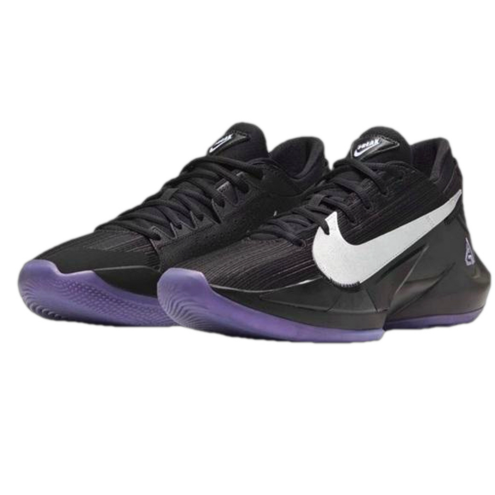 Nike Zoom Freak 2 Basketball Running Shoes Youth Boy Size 4Y Black Girl 5.5